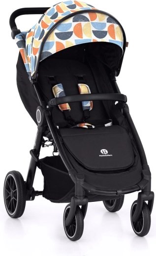 Petite&Mars sportwagen Street+ RWS zwart limited retro