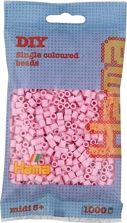 Hama MIDI strijkkralen pastelroze 5 mm 1000 stuks