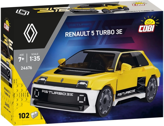 COBI Renault 5 Turbo 3E bouwset 1:35 (102 onderdelen)