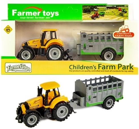 Tractor met aanhanger - 1 stuk