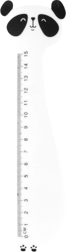 Panda-liniaal 15 cm - 1 stuk