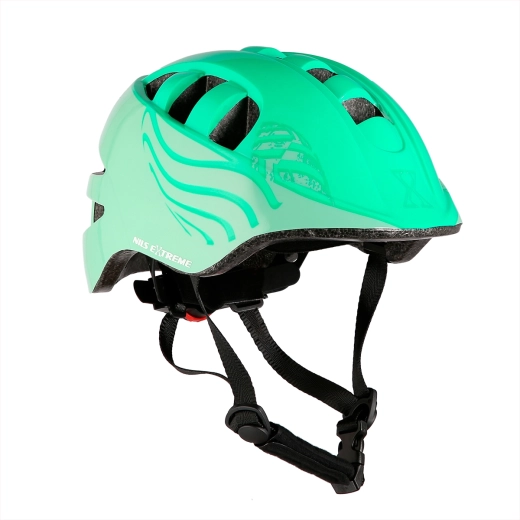 Helm NILS EXTREME MTW08 – groene freestyle helm voor fiets, skates en step