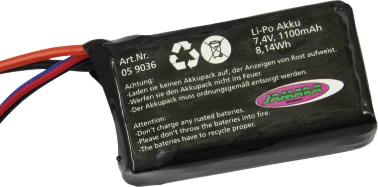 Accupack Sparkle 7,4 V 1100 mAh