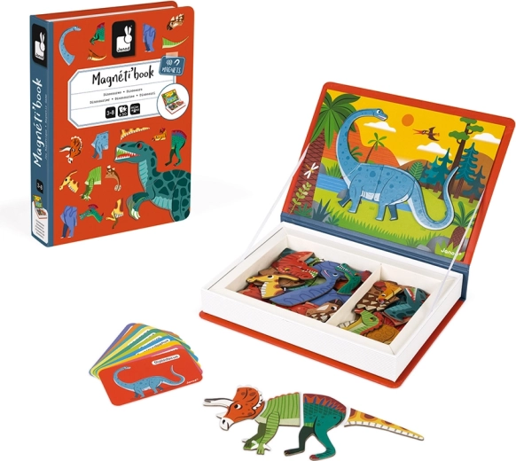 Janod Magnetibook dinosaurussen