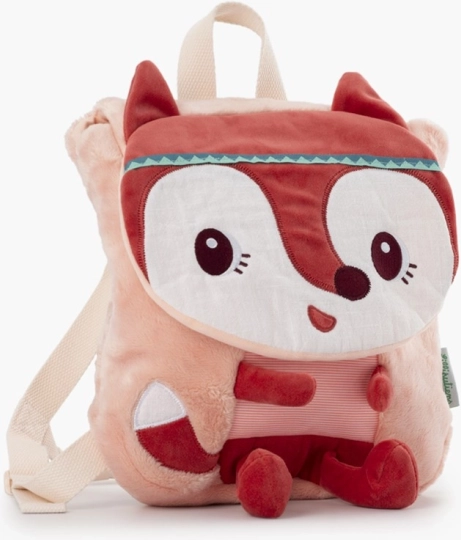 Zachte kinder rugzak vos Alice Lilliputiens