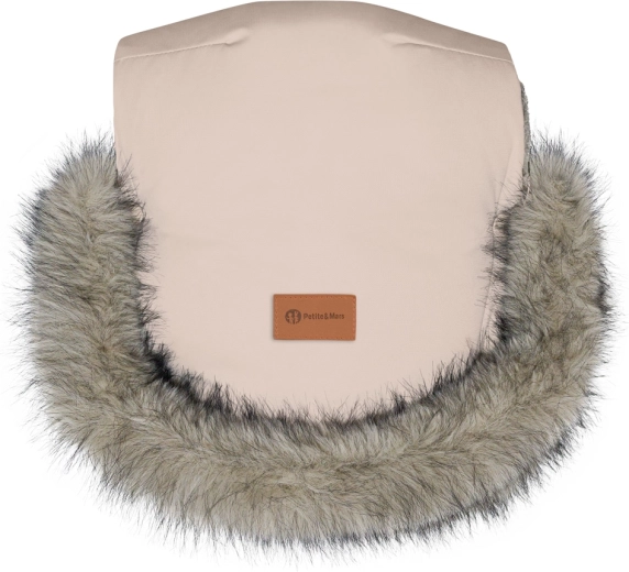 Petite&mars handschoenen voor kinderwagen furry rose petal