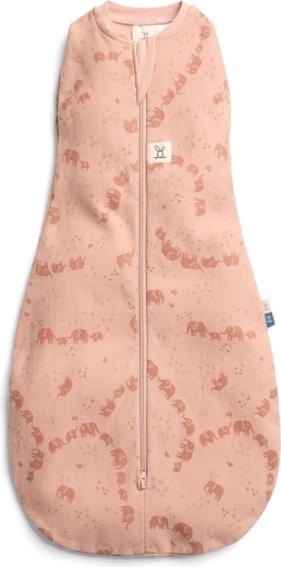 Ergopouch inbakerdoek en slaapzak 2-in-1 Cocoon Elephant Parade 6–12 maanden, 8–10 kg, 0,2 TOG