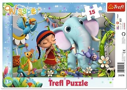 Puzzle TREFL WISSPER: melodie van vriendschap 15 stukjes