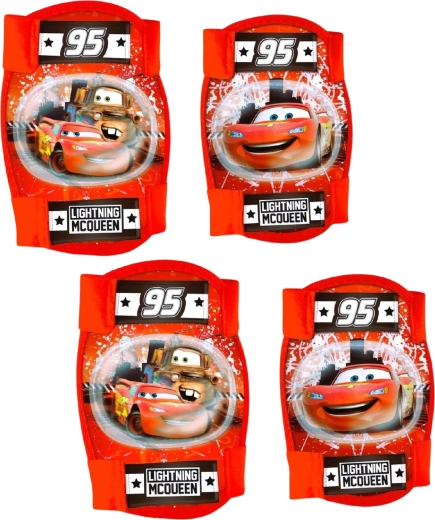 Kinderbeschermerset voor knieën en ellebogen Cars (4 stuks)