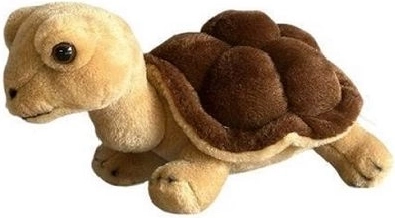 Pluchen bruine landschildpad 20 cm