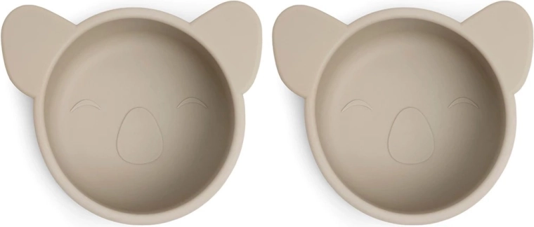 NUUROO siliconen snackbakje koala rosa, 2 stuks