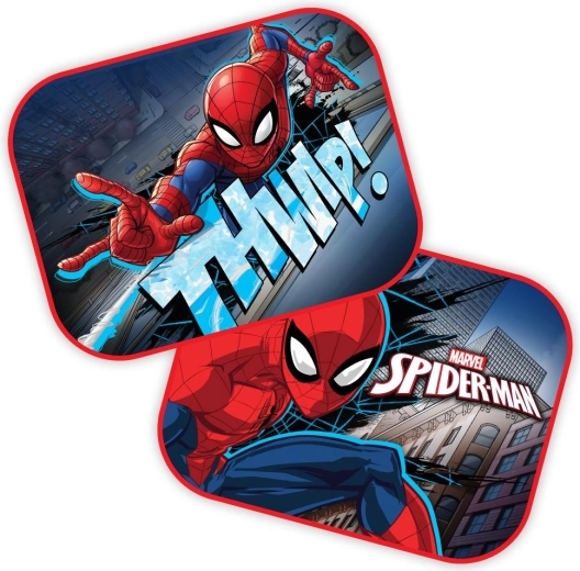 Set zonneschermen voor in de auto Marvel Spider-Man (2 stuks)