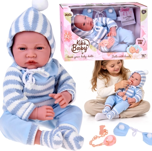 Pratende babypop met geluidsfuncties, 45 cm