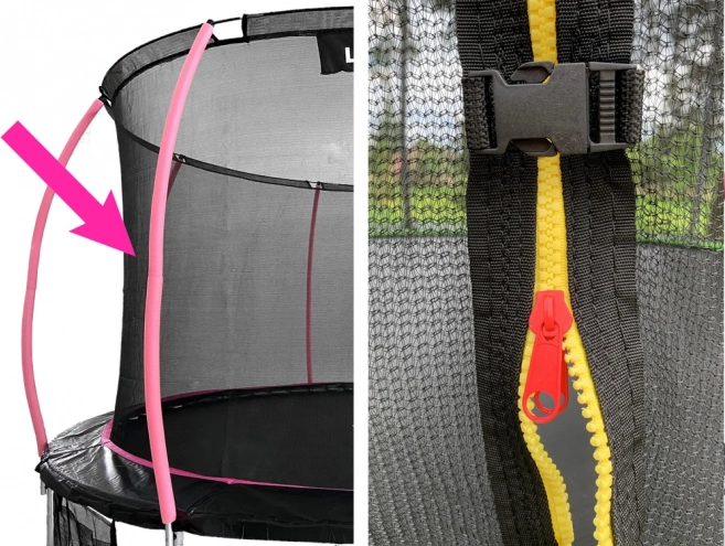 Binnennet voor Sport Max trampoline 12ft Pink