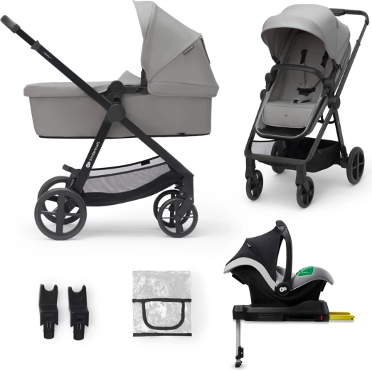 Combi-kinderwagen 4-in-1 Newly Classic Grey + autostoeltje MINK PRO