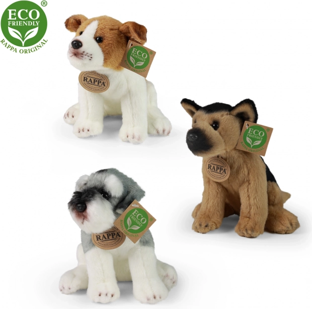 Pluche zittende hond 20 cm ECO friendly RAPPA