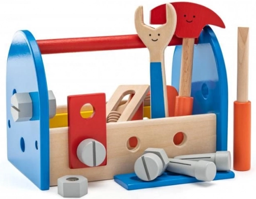 Houten gereedschapsset