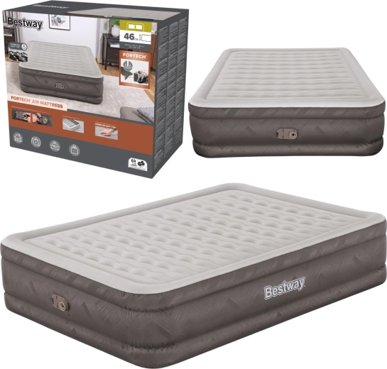 Luchtbed Queen met geïntegreerde elektrische pomp Bestway 203 × 152 × 46 cm
