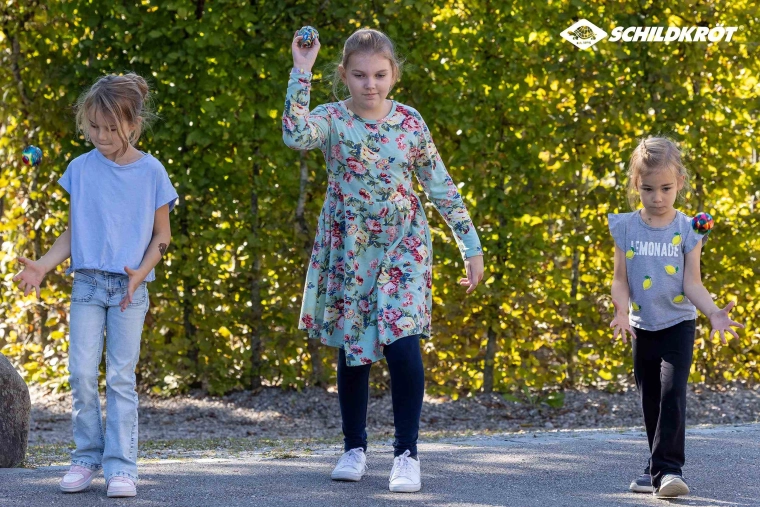 Schildkröt stuiterballen met extra bounce – set van 3 stuks