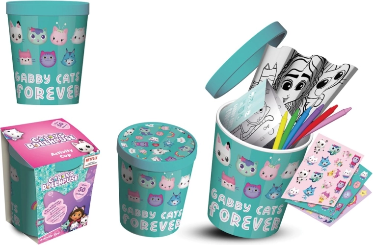 Creatieve set in beker Gabby’s Magische Huis