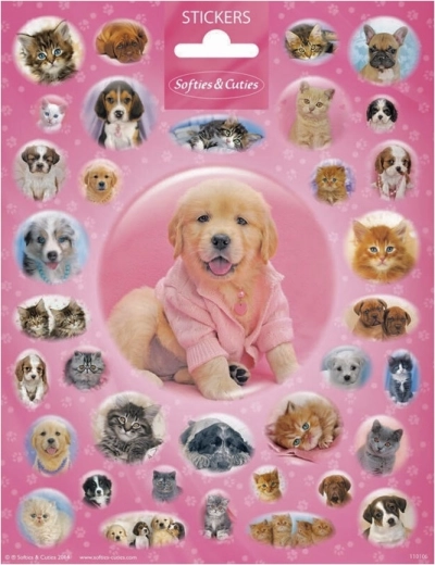 Stickers Softies & Cuties jonge dieren
