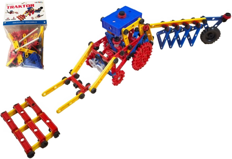 Variant mini tractor – polytechnische bouwset 209 onderdelen