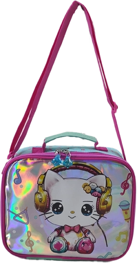 Meisjesschoudertas Zoete Kat 23,5 cm