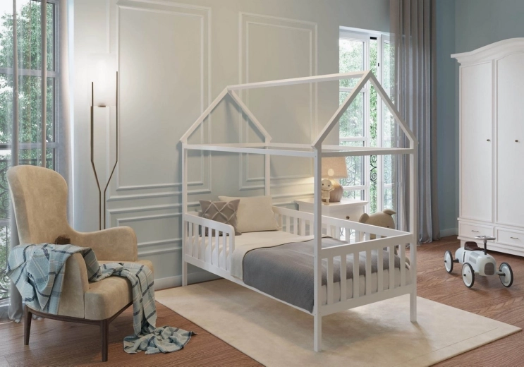 NANNA Heim kinderbed 160 × 80 cm wit