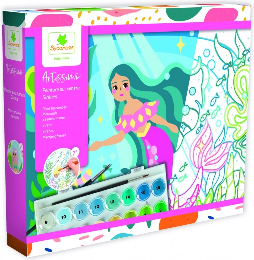 Schilderen op nummer – zeemeerminnen Artissimo