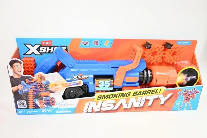 ZURU X-SHOT Insanity Smoking Barrel schuimpijlblaster