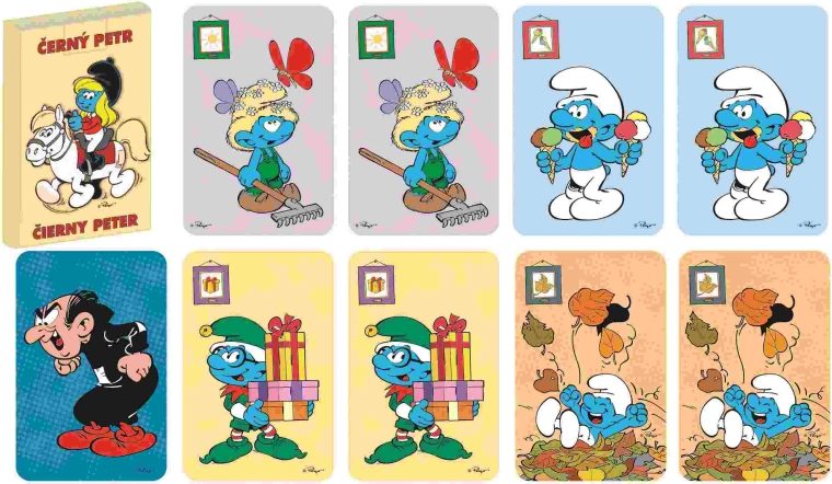 Zwarte Piet Smurfen – kaartspel in een doosje