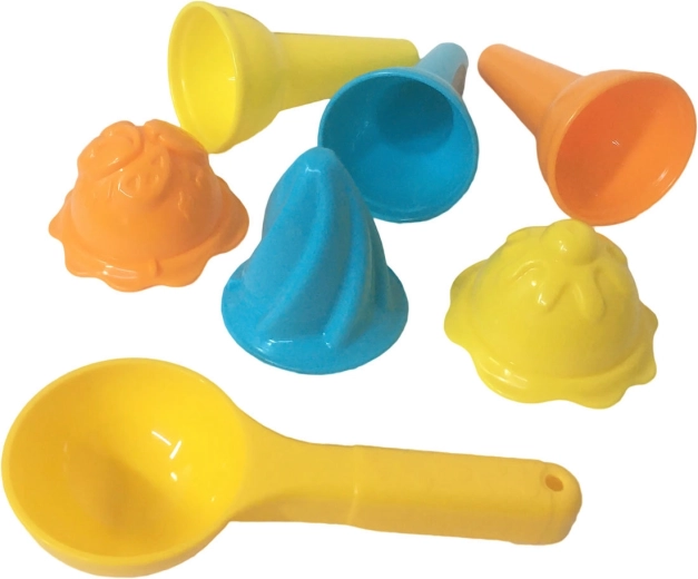 Zandvormpjes ijs – set hoorntjes en lepel