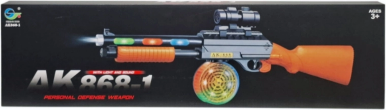 Speelgoedmachinepistool voor kinderen met licht en geluid