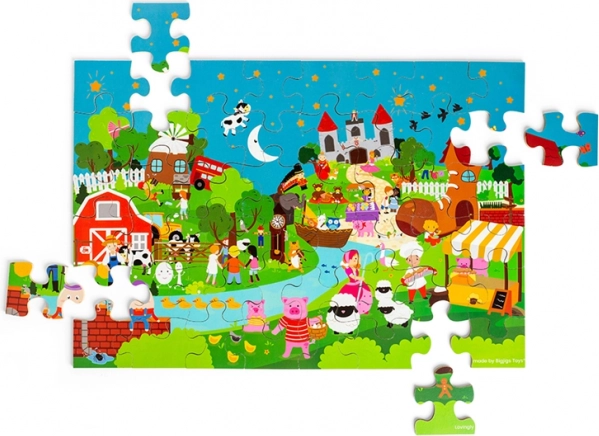 Vloerpuzzel Sprookjesverhaal BIGJIGS TOYS, 48 stukjes
