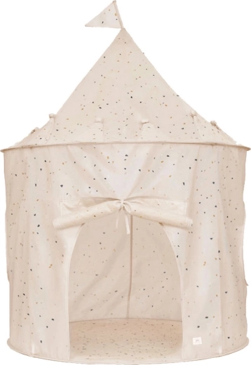 3 Sprouts kindertent van gerecycled polyester Terrazzo Cream