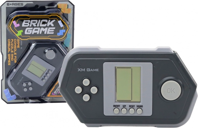 Elektronische handheld console Tetris Brick Game – zwart