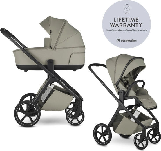 Easywalker combi-kinderwagen Zoey almond taupe