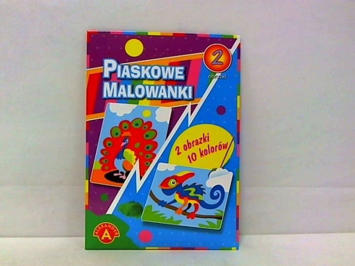 Zandkleurplaat kameleon – pauw