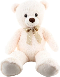 Grote witte pluchen teddybeer 100 cm