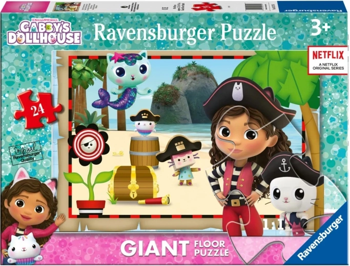 Puzzel 24 stukjes gigant – Gabby’s Poppenhuis van Ravensburger