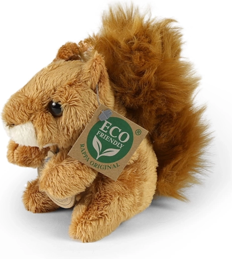 Rappa pluchen eekhoorn eco friendly 12 cm