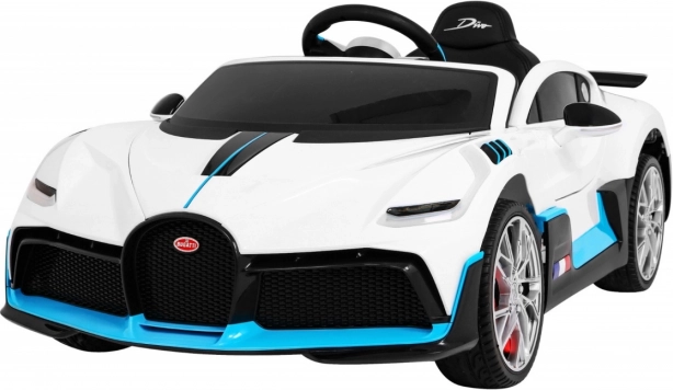 Elektrische kinderauto BUGATTI Divo 12V met afstandsbediening, EVA wielen en LED