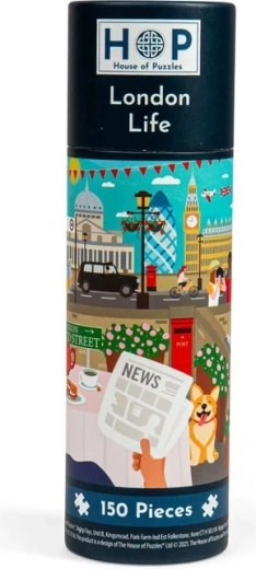 House of Puzzles Mini-puzzel Londense leven 150 stukjes