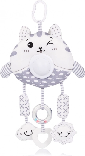 Pluchen hangspeeltje voor kinderwagen en ledikant Big Kitty