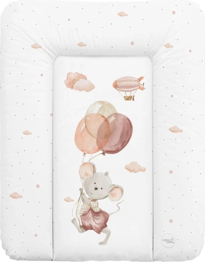 Ceba Baby zachte aankleedkussen Basic Mouse 50 × 70 cm