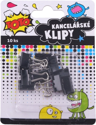 Kantoorklem 15 mm, 10 stuks