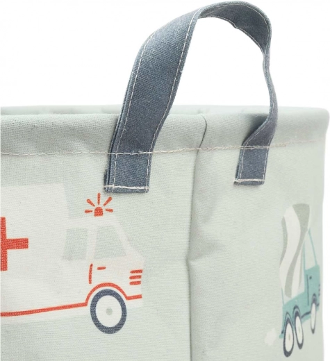 A Little Lovely Company opbergmand voor speelgoed – Voertuigen