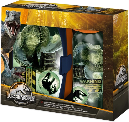Jurassic World lunchbox en aluminium drinkfles