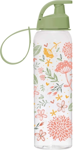 Waterfles Botanica 750 ml, glas/kunststof