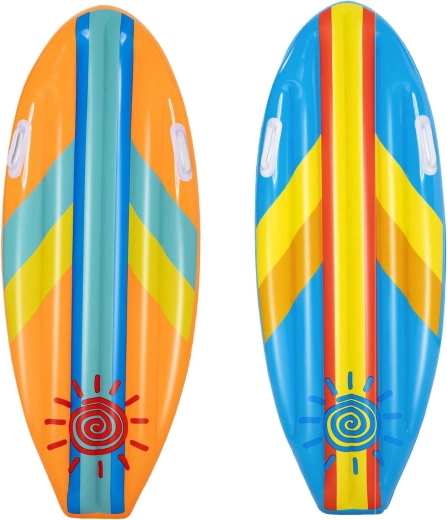 Opblaasbare drijvende plank Bestway 114 × 46 cm oranje